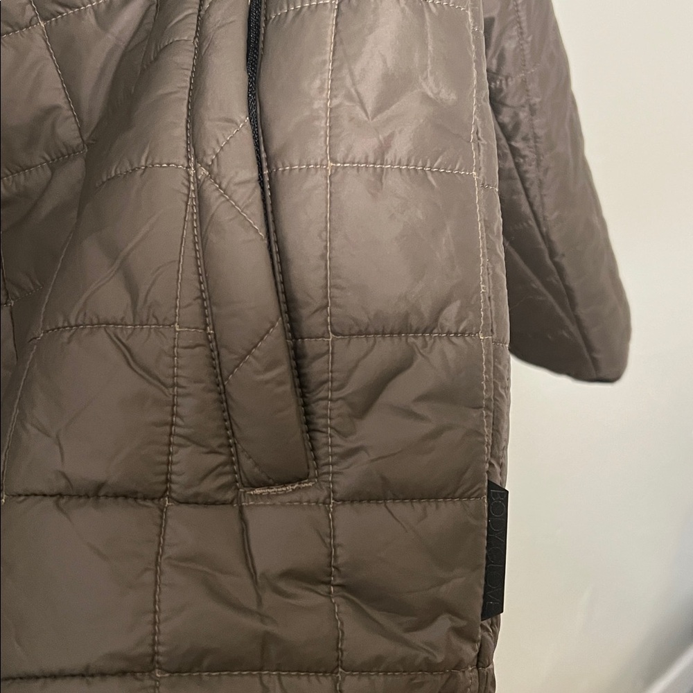 Body Glove Men’s Quilted Bomber Jacket Olive Zip Front Lightweight Size L - Picture 3 of 8